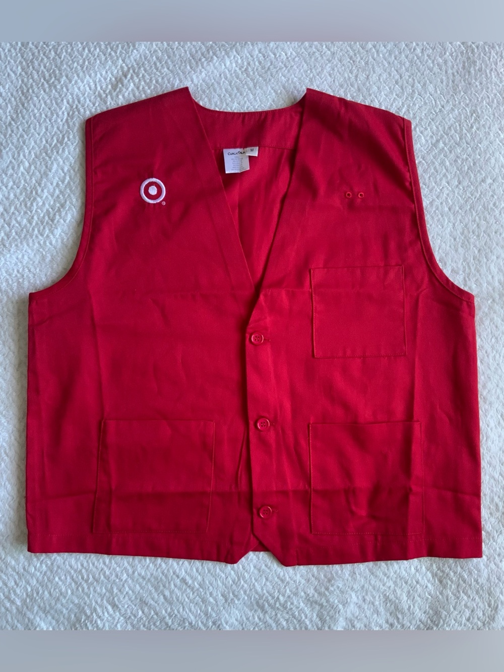 Target Red Employee Vest Safety Workwear